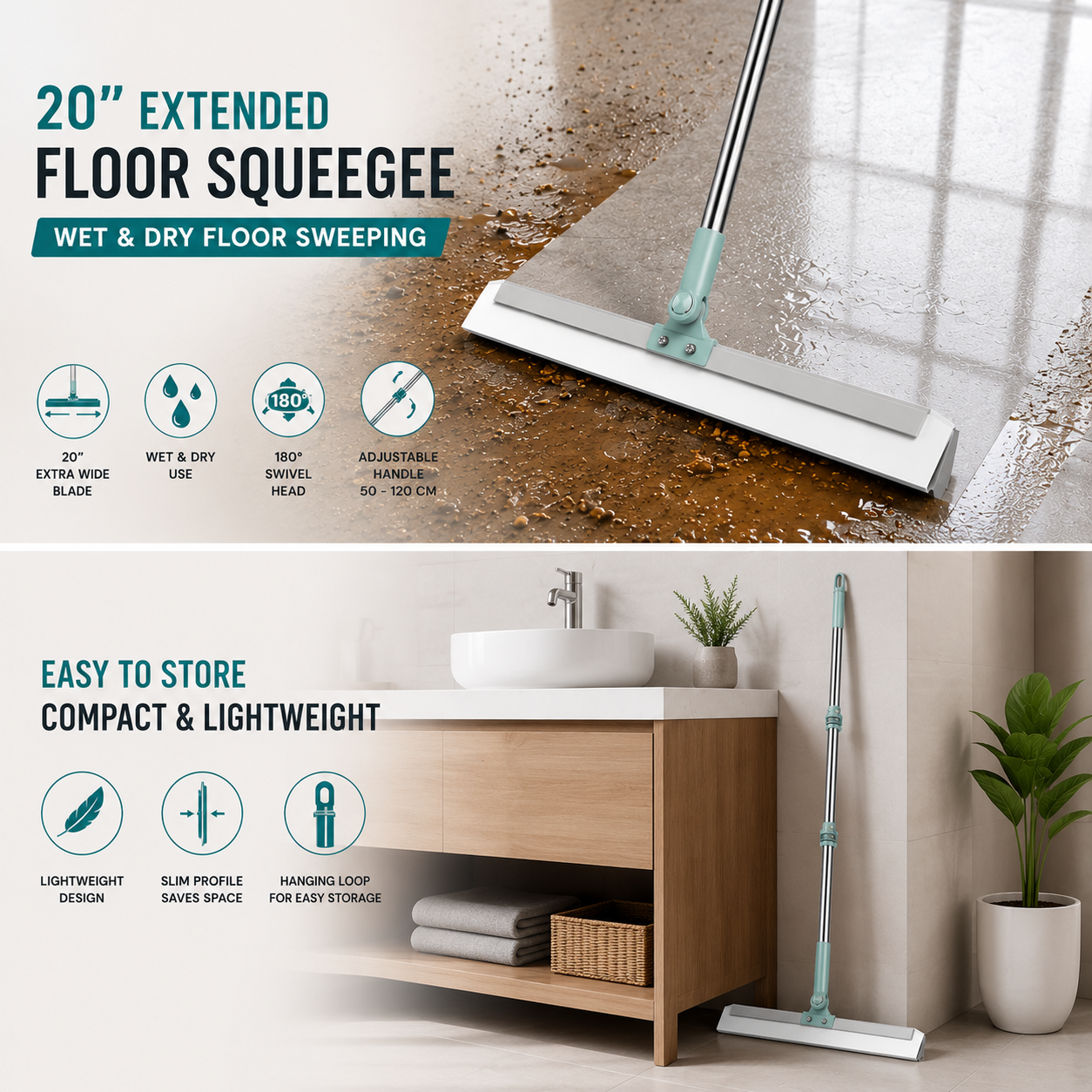 FlowBlade™ Silicone Floor Wiper